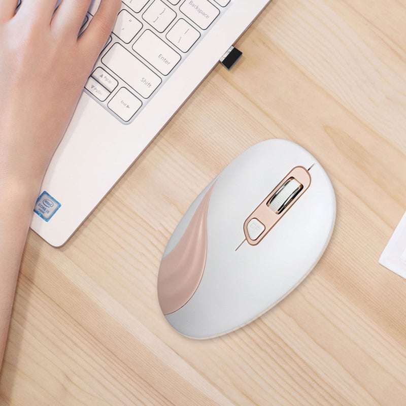 YWYT - 27-LU Wireless Optical Mouse Pink - Image 1