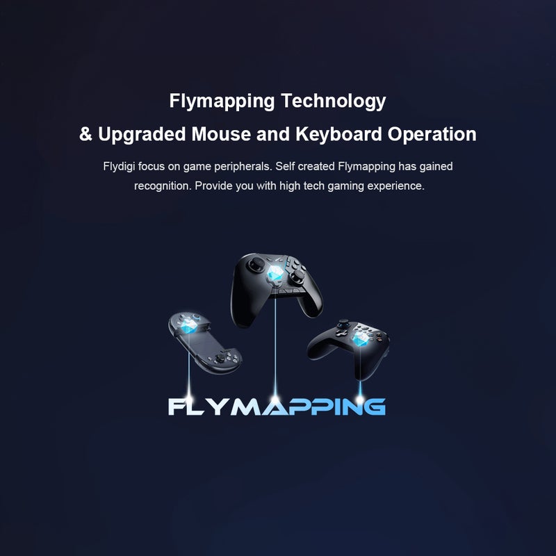 FlyDigi - FDG Ql Keyboard and Mouse Bluetooth Mobile Game converter for iPhone and Android multicolour - Image 1