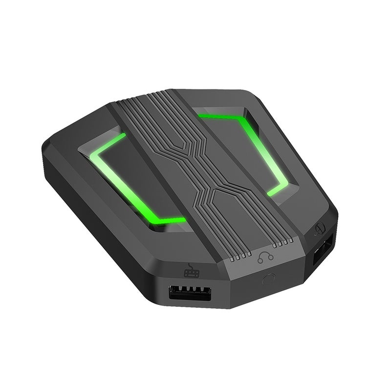 HXSJ - P6 Keyboard and Mouse Adapter Portable Mice Converter for N-Switch PS4 PS3 XBox One 360 - English Black - Image 1