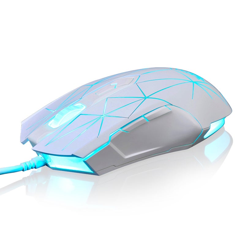 Ajazz - 52-LU Wired Professional E-sport Gaming Mouse Multicolour - Image 1