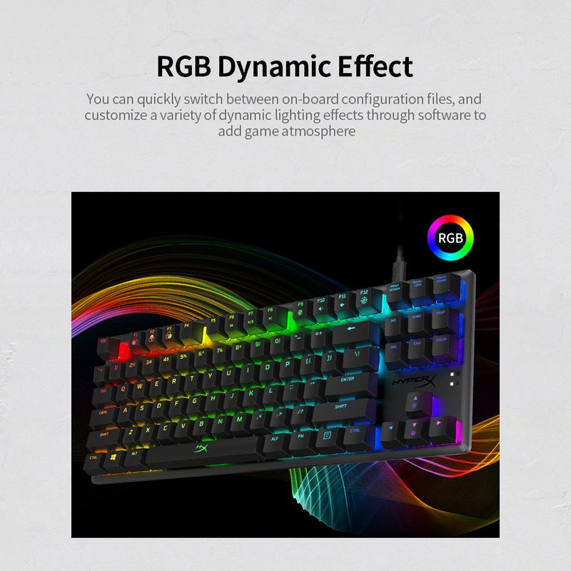 HyperX Alloy Origins Core RGB Backlight Wired Mechanical Gaming Keyboard - English