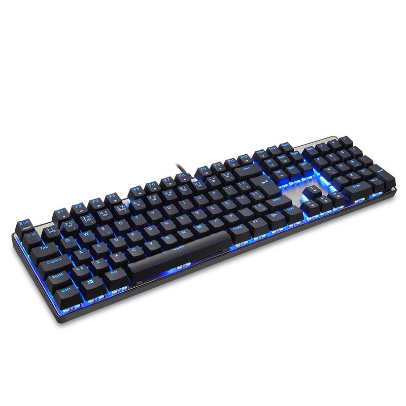 Motospeed CK104 Wired USB Colourful LED Backlight Mechanical Gaming Keyboard - English And Russian  - Image 4