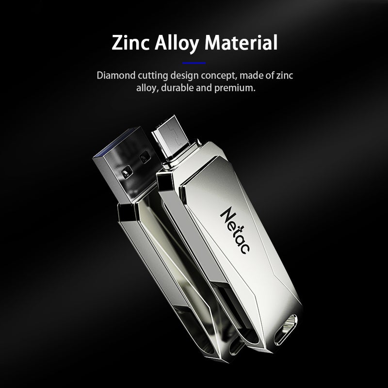 Netac - Double Interface USB Flash Drive 8 GB - Image 1