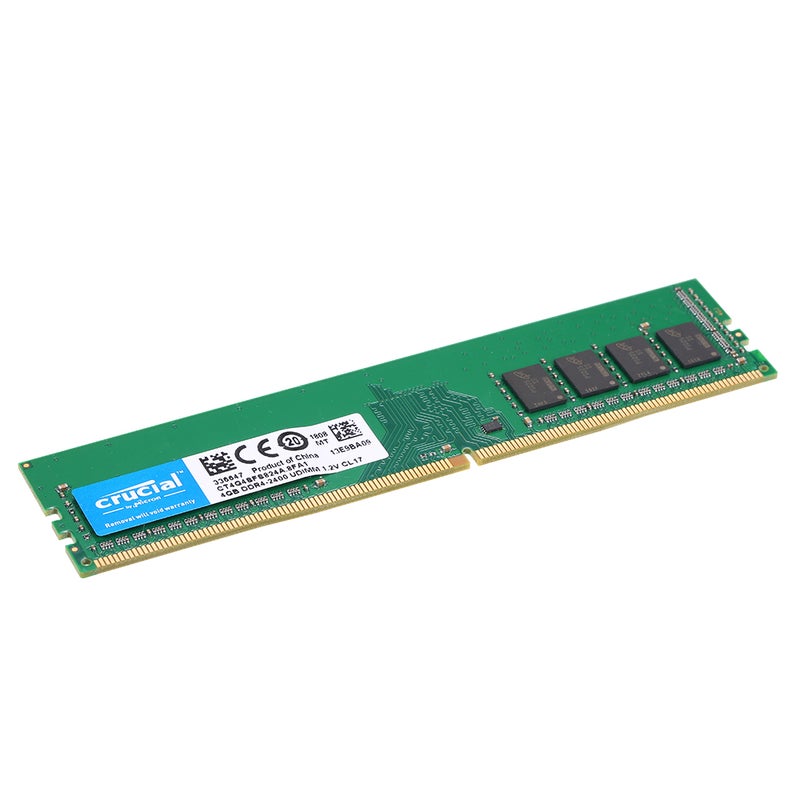 crucial - Crucial 4 GB DDR4 Memory RAM Green - Image 1