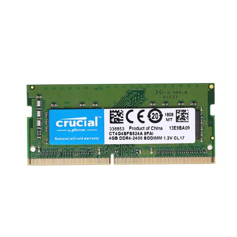 Crucial 4 GB Single DDR4 Memory RAM Green