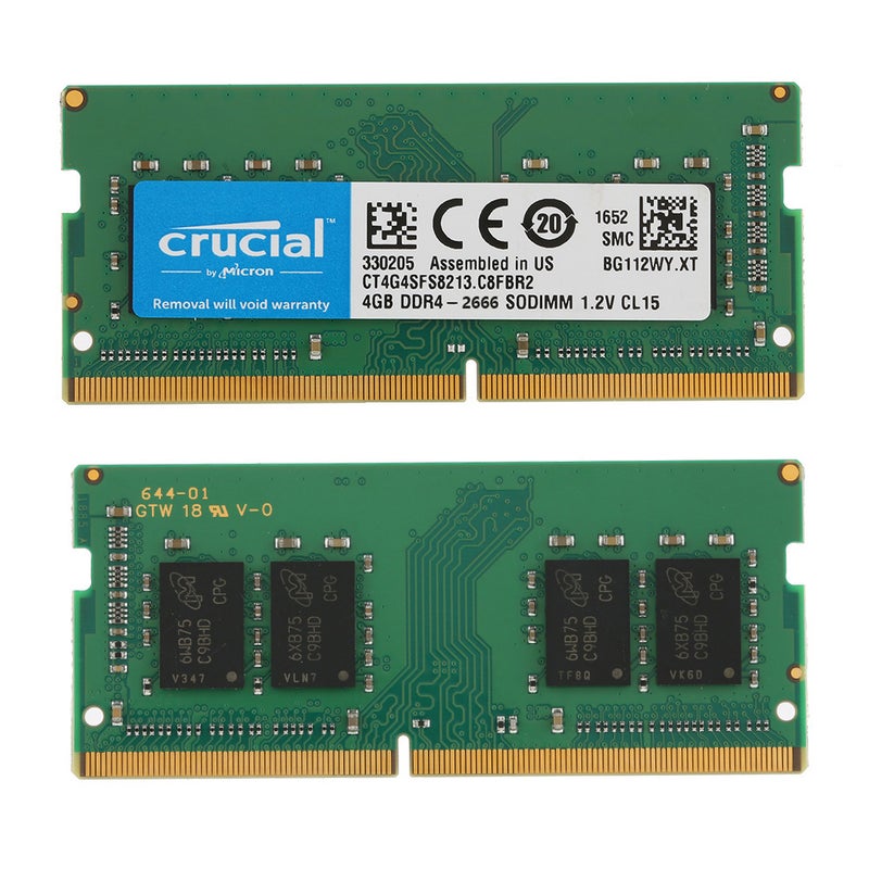 crucial - Crucial 4 GB Single DDR4 Memory RAM Green - Image 1
