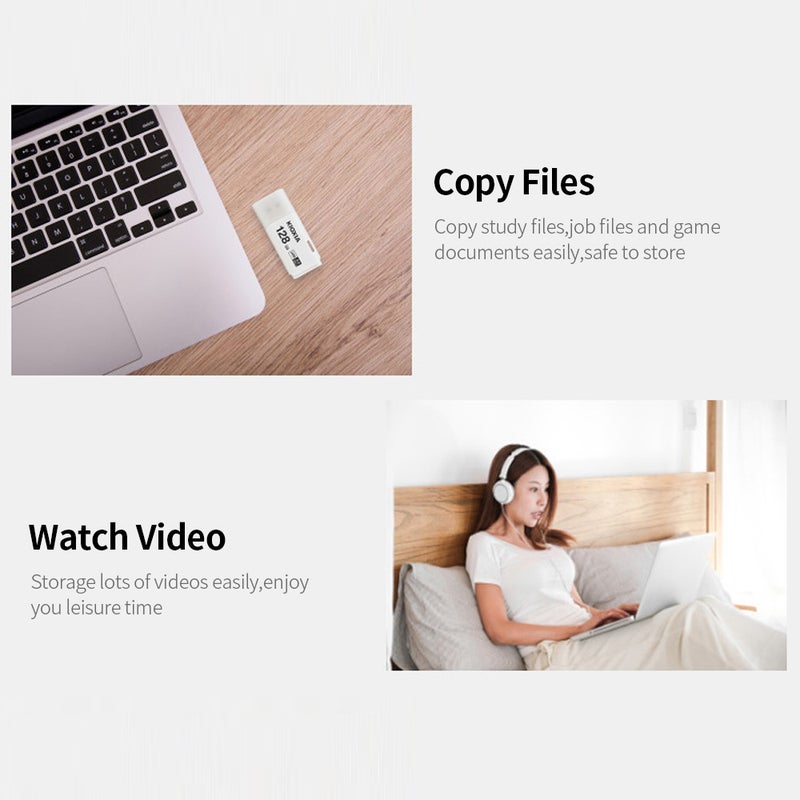 KIOXIA - High Speed Portable Mini USB Flash Drive 128 GB - Image 1