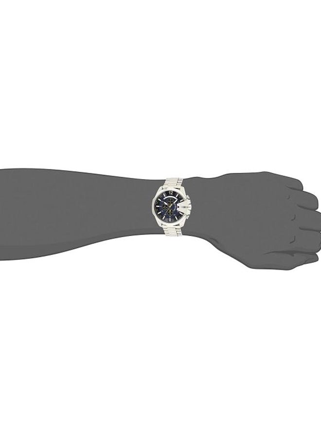 DIESEL Men's Round Shape Stainless Steel Chronograph Wrist Watch 51 mm - Silver - DZ4465  - Image 4
