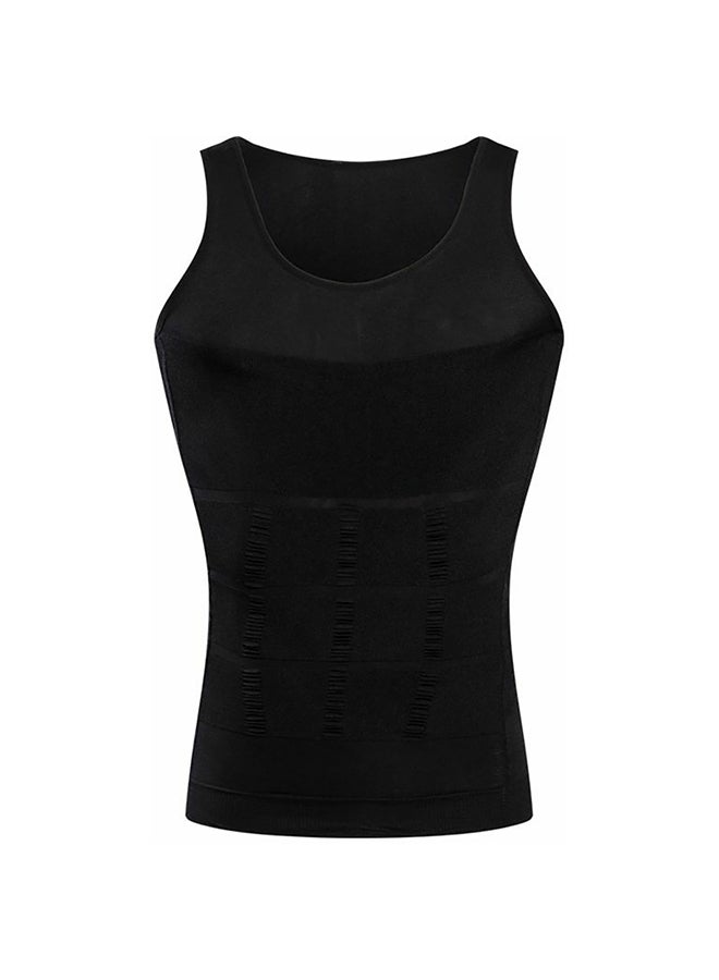 Generic Slimming Body Shaper Undershirt Black  - Image 1