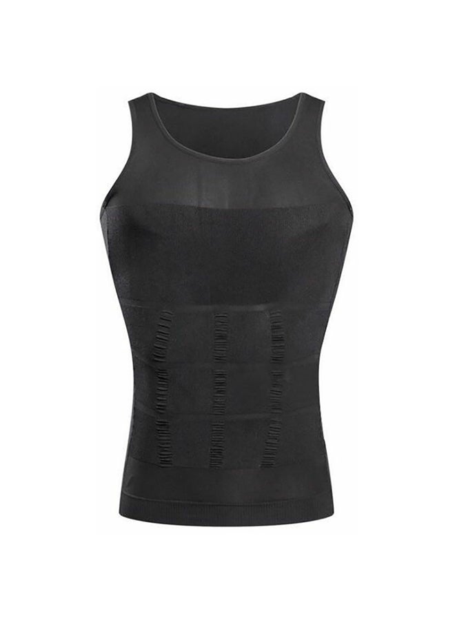 Generic Slimming Body Shaper Undershirt Black  - Image 1
