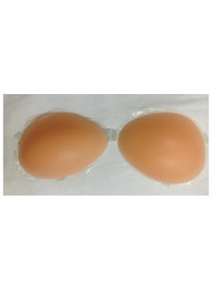 Silicone Strapless Invisible Push Up Bra Beige
