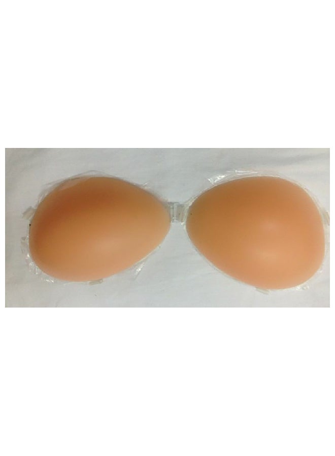 Generic - Silicone Strapless Invisible Push Up Bra Beige - Image 1