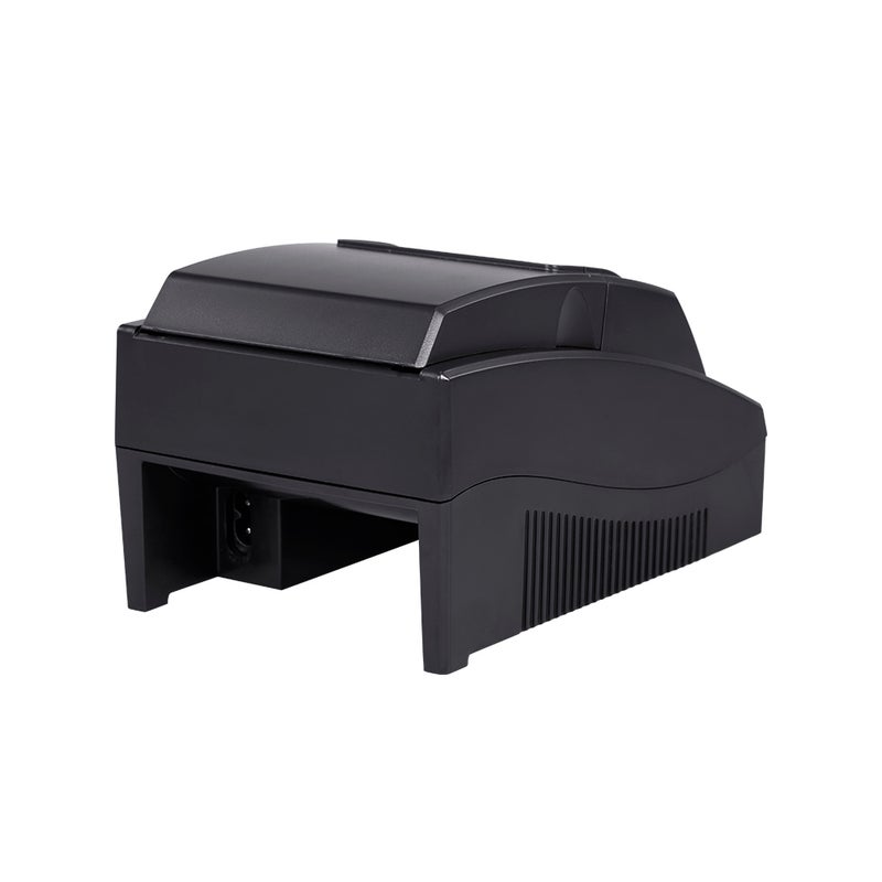 Portable Thermal Printer POS Printer 58mm Thermal Receipt Printer Restaurant Supermarket Receipt Printer UK Plug Black  - Image 3