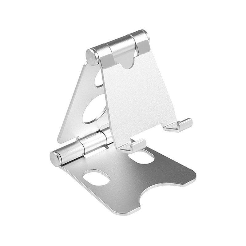 Adjustable Aluminum Alloy Phone Tablet Stand Silver  - Image 2