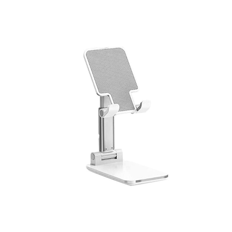 Universal Foldable Mobile Phone Tablet Stand Silver  - Image 1