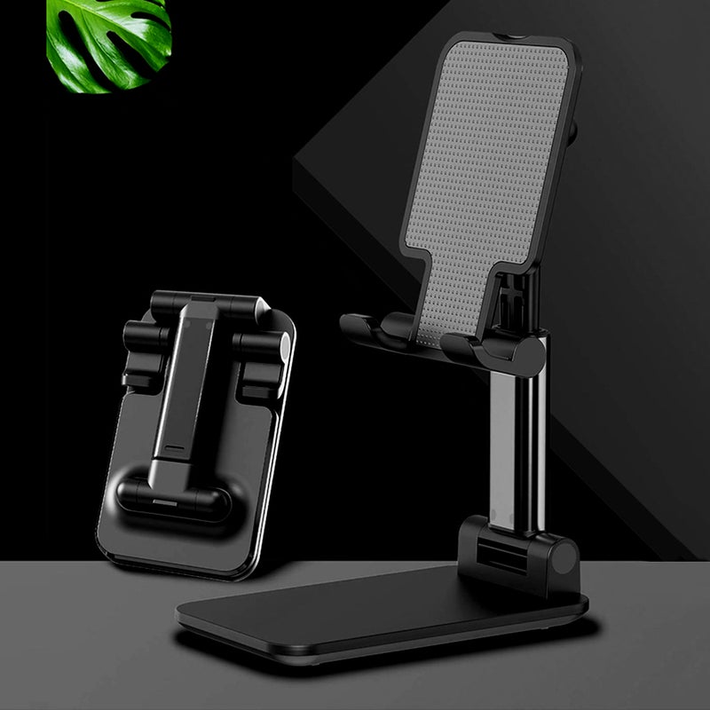 Universal Foldable Mobile Phone Tablet Stand Black  - Image 5
