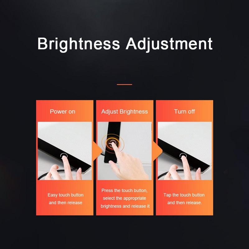 A4 LED Writing Painting Light Box Tracing Board Black/White - Image 3