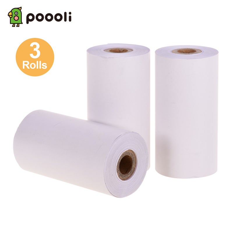 Generic Pack Of 3 Long Lasting 22-Years Thermal Printing Paper  - Image 1