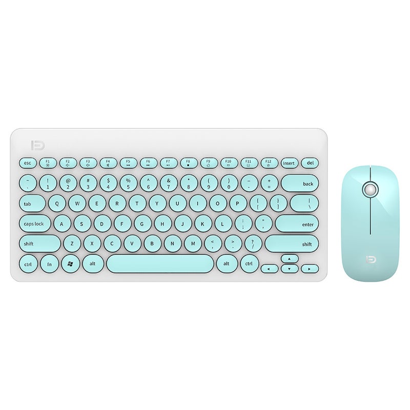 FD Ultra Slim 2.4G Wireless Gaming Keyboard And Mouse Set Multicolour  - Image 1