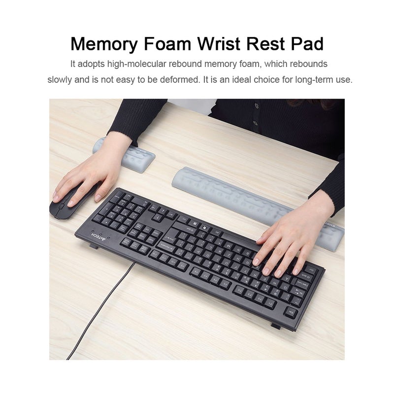 BUBM - Memory Foam Wrist Rest Pad Black - Image 1