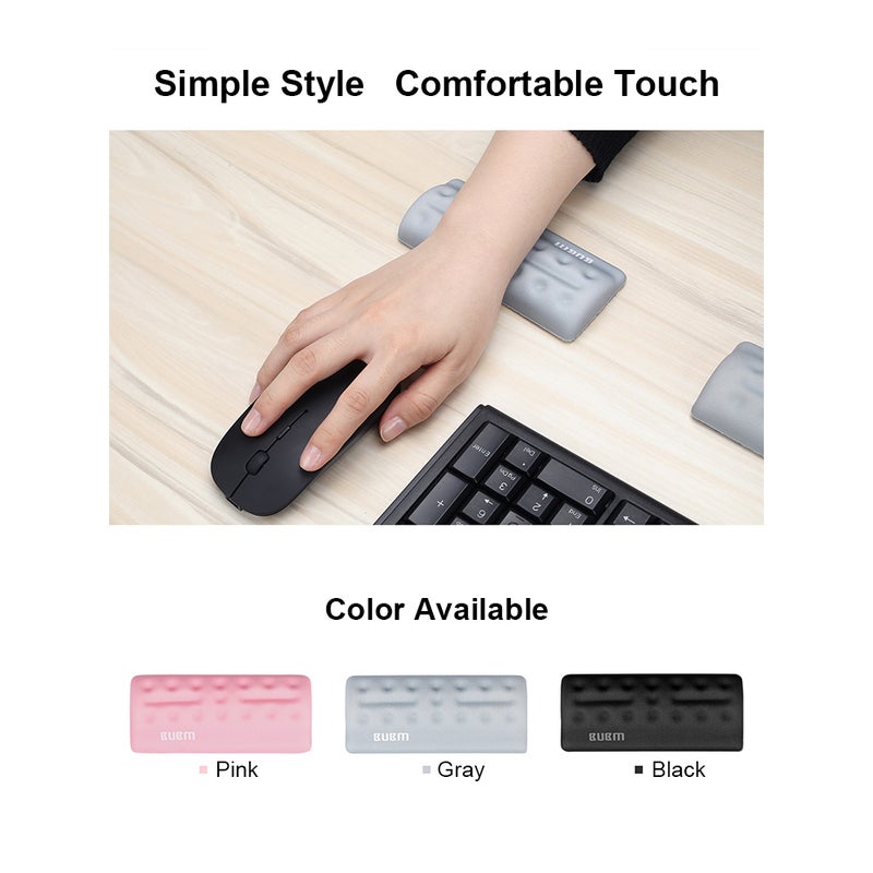 BUBM - Memory Foam Wrist Rest Pad Black - Image 1