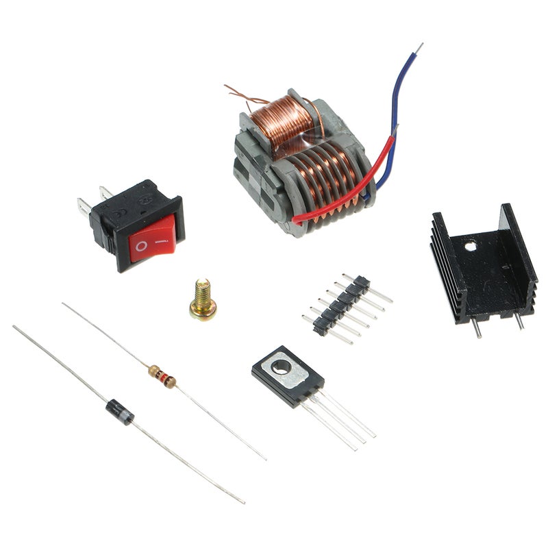 Generic - 15KV High Frequency High Voltage Transformer DC Arc Ignition Generator Inverter  3.7V DIY Kit Multicolour - Image 1
