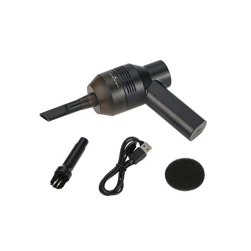 Mini USB Desk Electric Vacuum Cleaner for Keyboard Black - Image 1