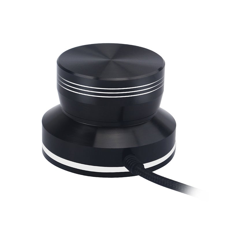Generic - AIMOS USB Audio Volume Controller Knob, Volume Adjuster Rotary Computer Speaker Volume Control Switch Black - Image 1