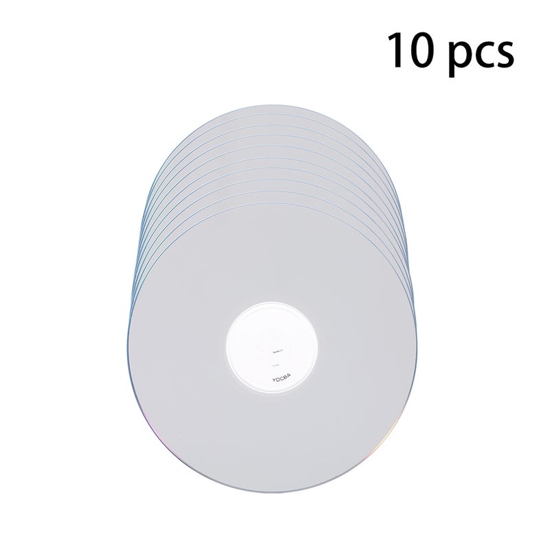 Generic - 10-Piece Blank DVD Disk For Data And Video White - Image 1