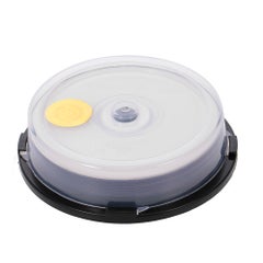 25-Piece 215MIN 8X DVD+R DL 8.5GB Blank Disc Customizable DVD Disk For Data And Video White