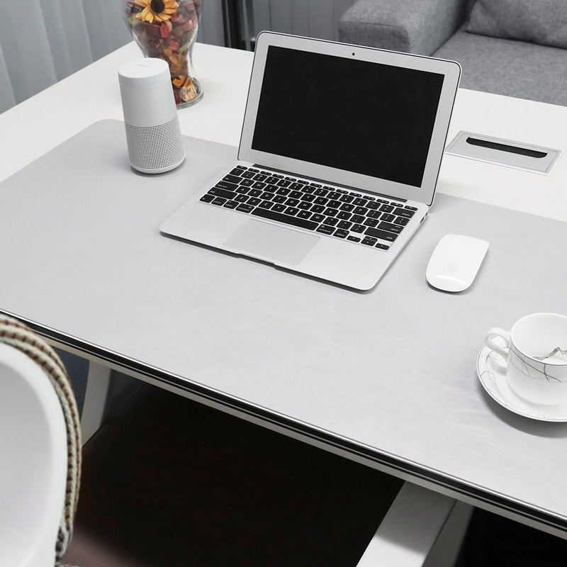BUBM PU Leather Protector Mouse Pad Mat Pink/Silver  - Image 3