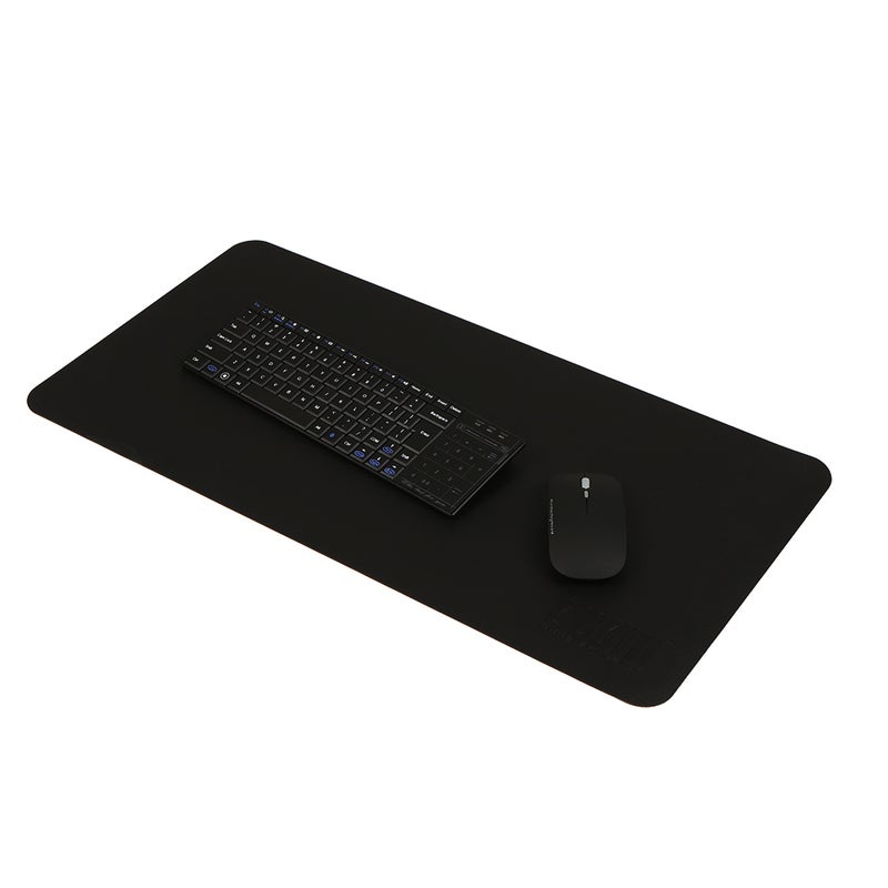 BUBM - PU Leather Protector Mouse Pad Mat Black - Image 1