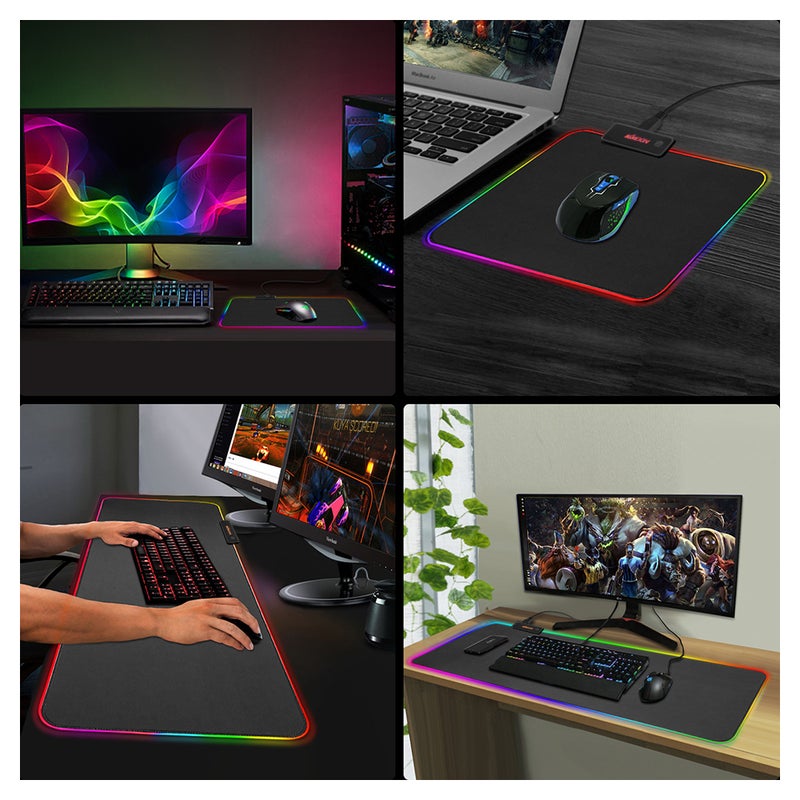 KKmoon Anti Slip RGB Soft Gaming Mousepad  - Image 3