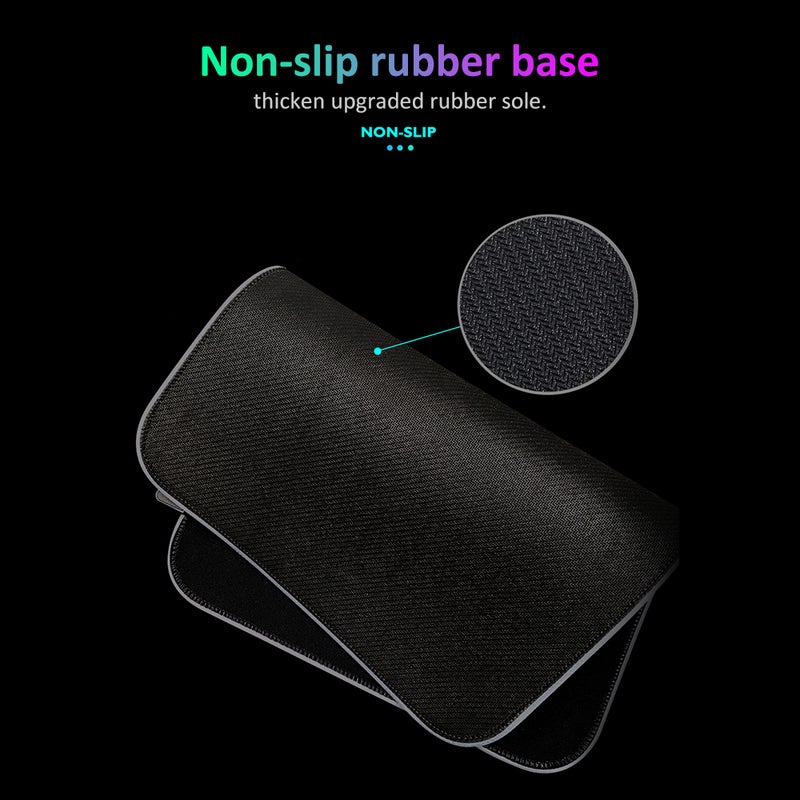 LEDs RGB Mouse Pad 14 Lighting Modes Gaming Extra Large Soft Extended Non Slip Mousepad For Computers Gamer