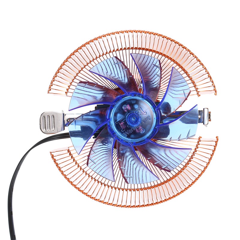 CPU Cooler Heatpipe Fan Quiet Heatsink Radiator For Intel 1366 LED Light Multicolour - Image 4
