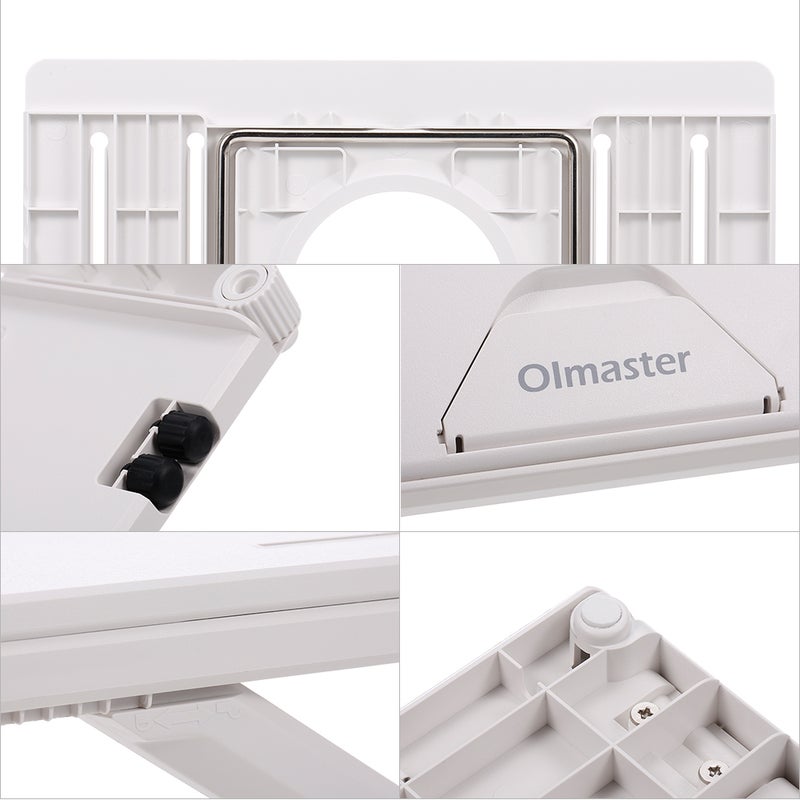 9-Level Adjustable Laptop Stand Folding Portable Holder White - v1601718116/N40860937A_7