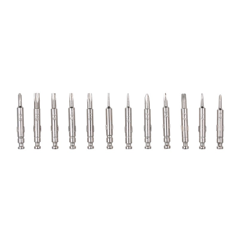 Generic - 25 In 1 Precision Screwdriver Set Repair Tools Kit Black/Silver - Image 1
