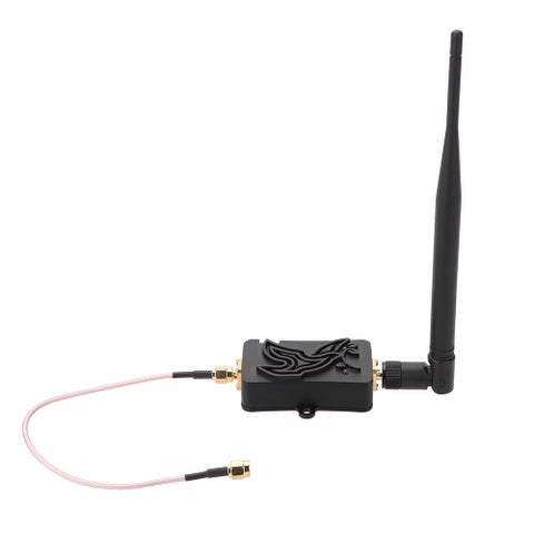 4W 4000mW 802.11b/g/n Wifi Wireless Amplifier Router 2.4Ghz WLAN ZigBee BT Signal Booster With Antenna TDD Multicolour