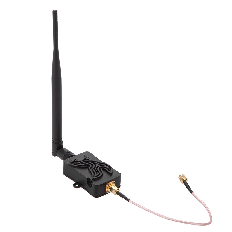 4W 4000mW 802.11b/g/n Wifi Wireless Amplifier Router 2.4Ghz WLAN ZigBee BT Signal Booster With Antenna TDD Multicolour