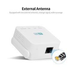 Generic 300Mbps Wireless Repeater WiFi Range Extender Amplifier Router White  - Image 4