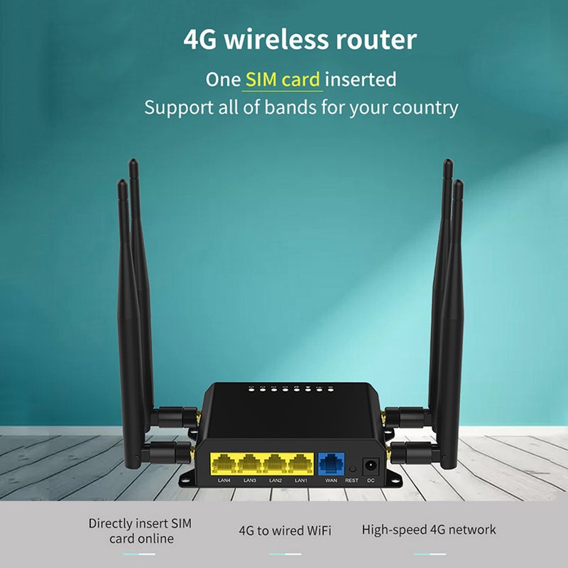 Generic - X10 4G LTE OpenWRT Smart Router Black - Image 1