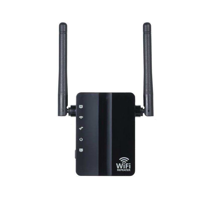 Generic Wireless WiFi Repeater Router Black  - Image 1