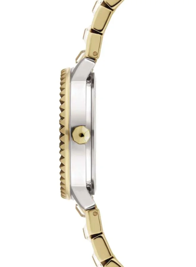 بوليس Women's Women's Mopion Round Shape Stainless Steel Analog Wrist Watch 32 mm - Gold للنساء