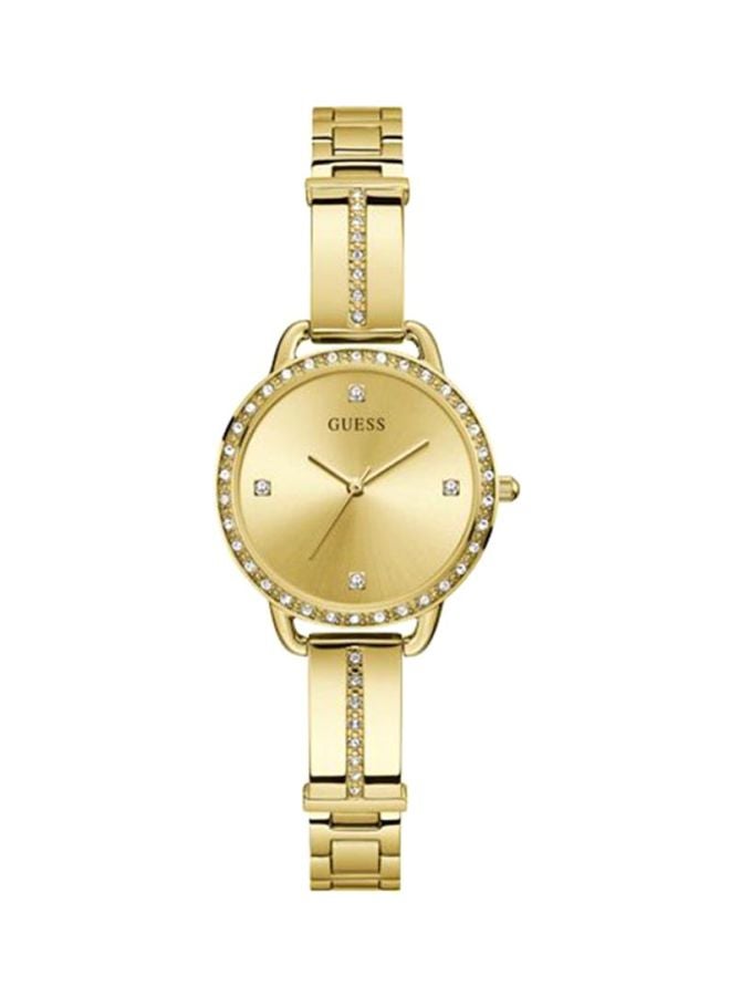 GUESS Women's Water Resistant Analog Watch GW0022L2 - 30 mm - Gold - Image 1