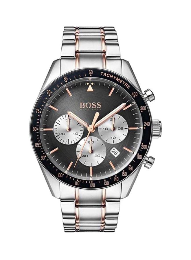 HUGO BOSS Men's Trophy Water Resistant Chronograph Watch 1513634  - Image 1