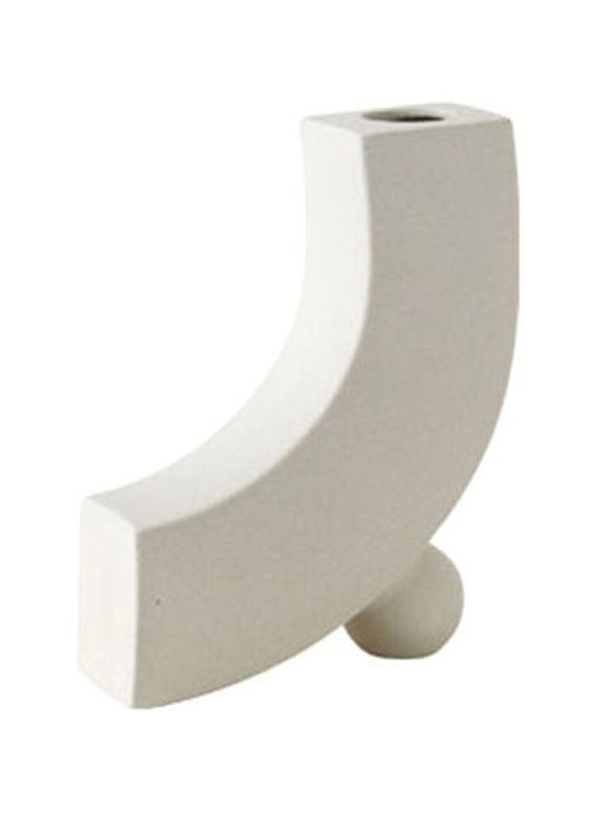 بيوينتي مزهرية للزينة أبيض 20x2x5.5سم - Image 1