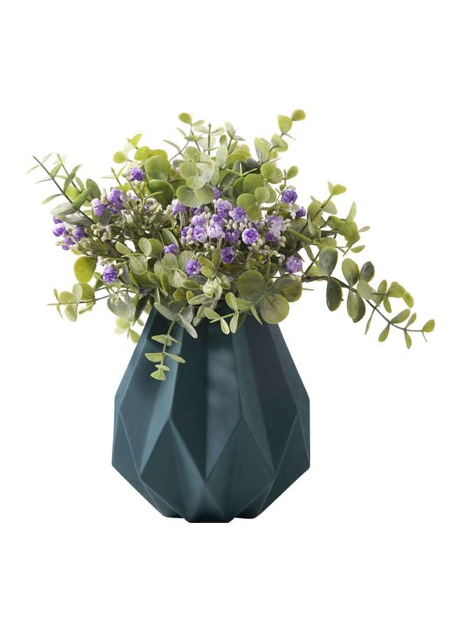 Beauenty Decorative Flower Vase Pine Needle Green 14x13cm - Image 3