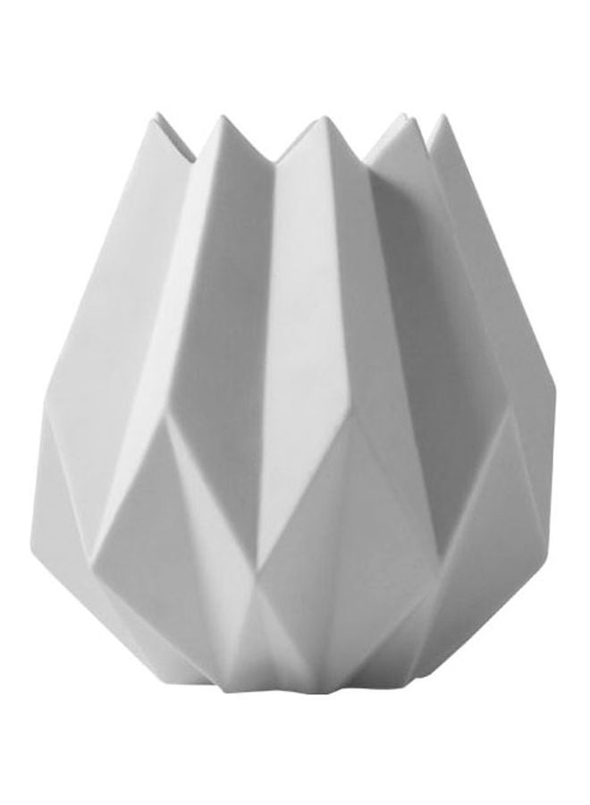 Beauenty Decorative Flower Vase Ivory 14x13cm - Image 1