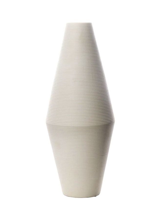 Ceramic Decorative Vase White 32cm