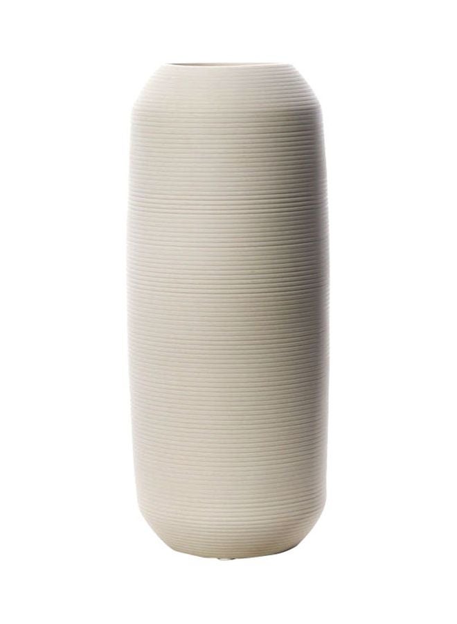 Beauenty Ceramic Flower Vase White 28x1.4cm  - Image 1